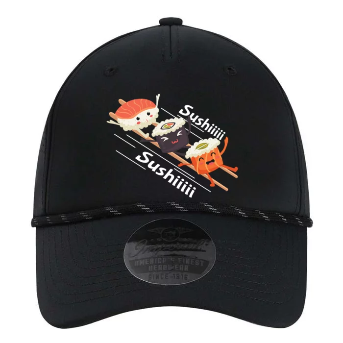 Sushi Sliding On Chopsticks Funny Graphic Plus Size Shirt For Girl Boy Unisex Performance The Dyno Cap