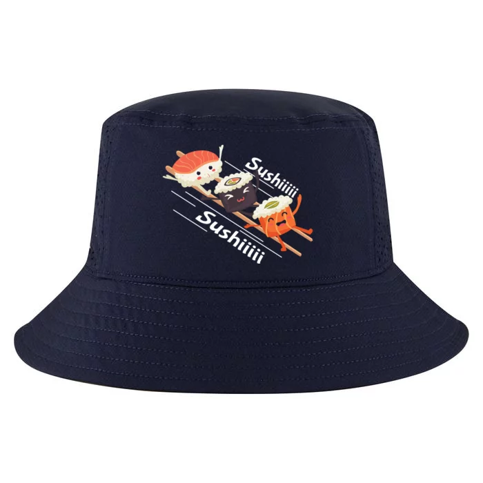 Sushi Sliding On Chopsticks Funny Graphic Plus Size Shirt For Girl Boy Unisex Cool Comfort Performance Bucket Hat