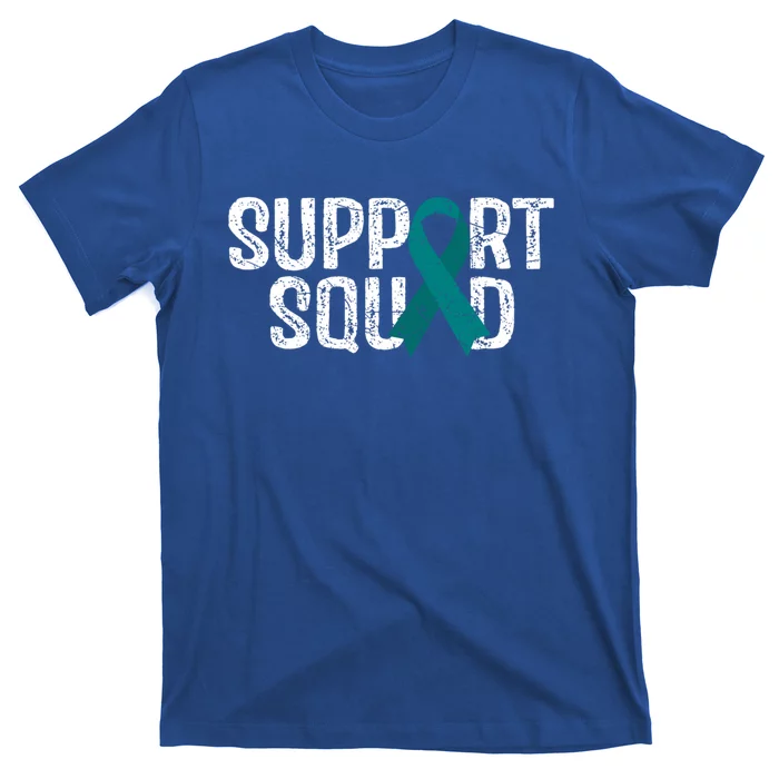 Support Squad Ovarian Cancer Awareness Gift T-Shirt