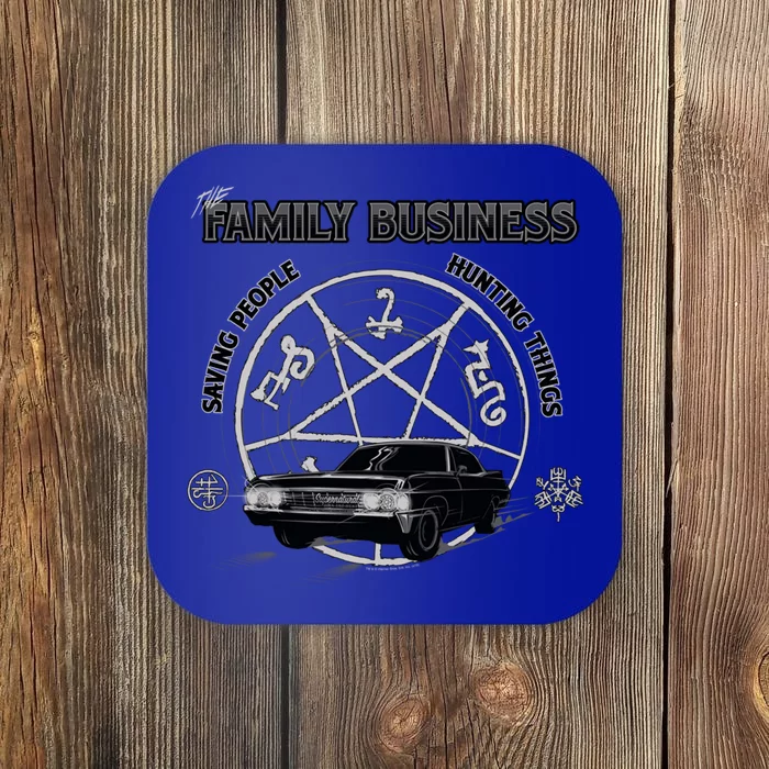 Supernatural Saving People And Hunting Things Gift Coaster