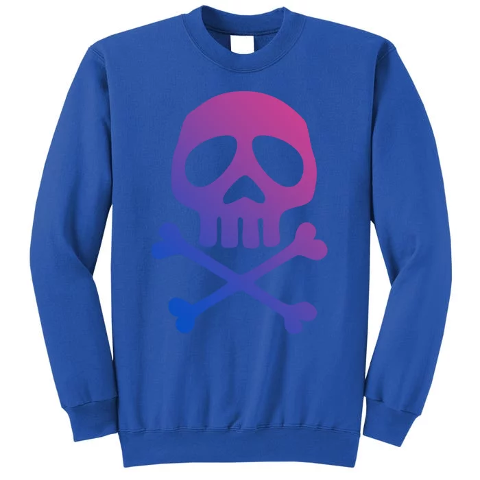 Skull Space Pirate Captain Party Halloween Day Of The Dead Meaningful Gift Tall Sweatshirt