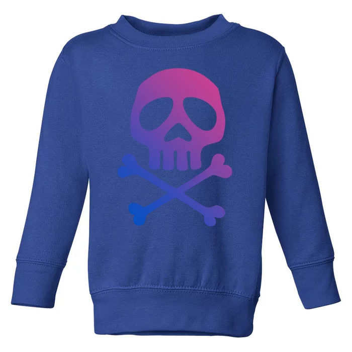 Skull Space Pirate Captain Party Halloween Day Of The Dead Meaningful Gift Toddler Sweatshirt