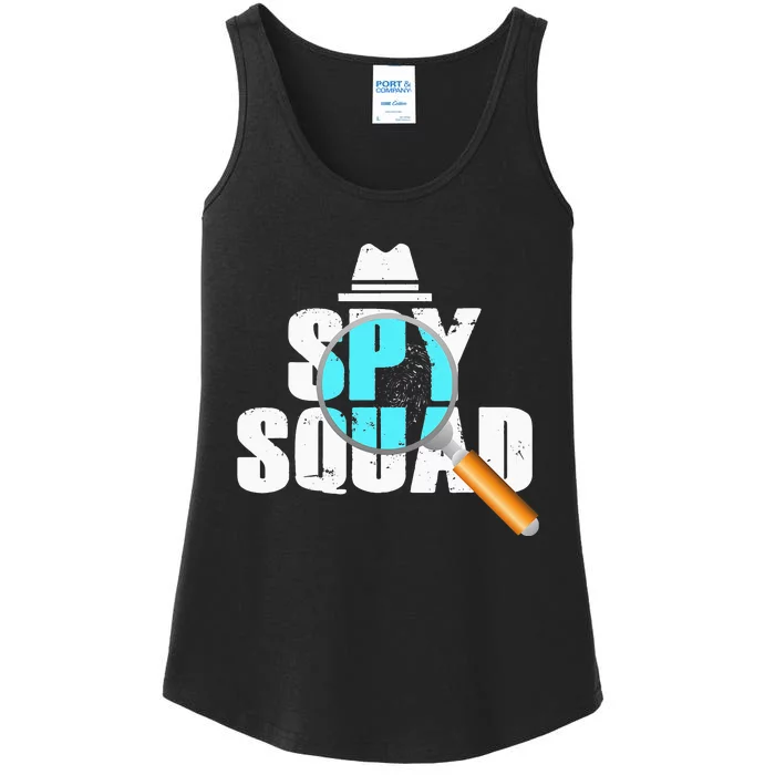 Spy Squad Police Crime Investigator Private Detective Team Ladies Essential Tank