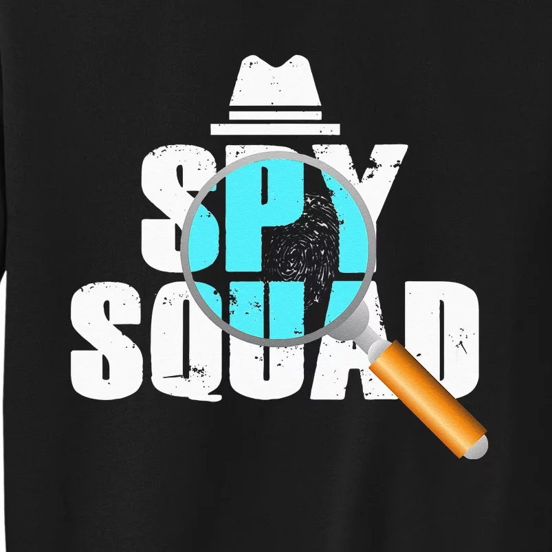 Spy Squad Police Crime Investigator Private Detective Team Tall Sweatshirt