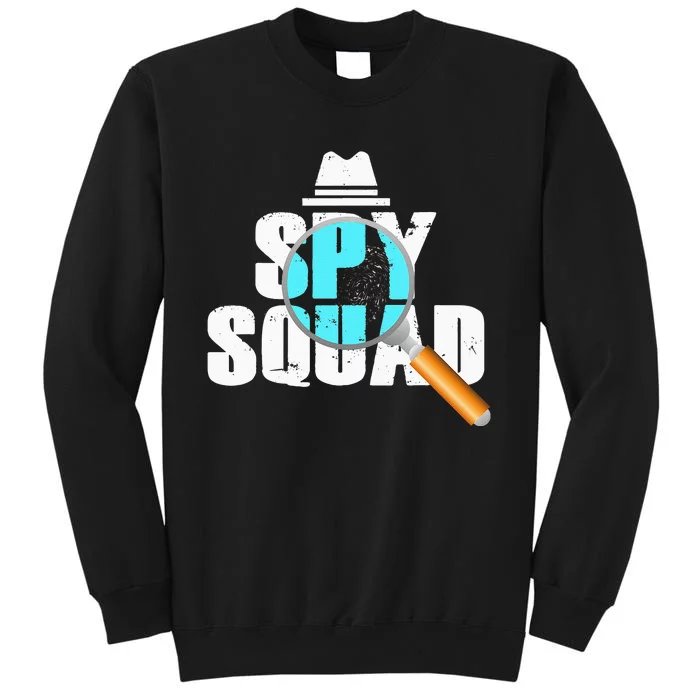 Spy Squad Police Crime Investigator Private Detective Team Tall Sweatshirt