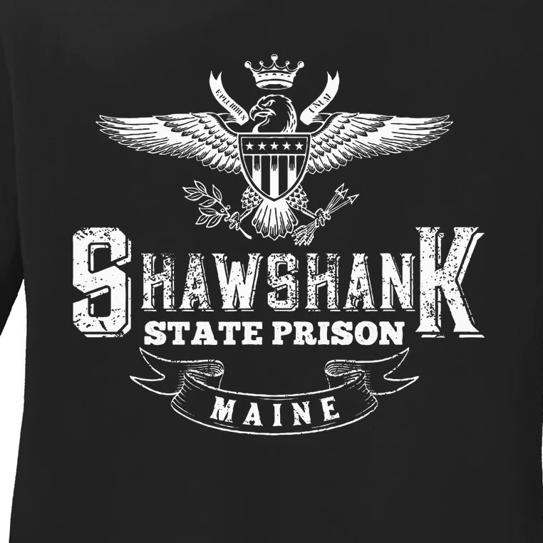 Shawshank State Prison Maine Ladies Long Sleeve Shirt