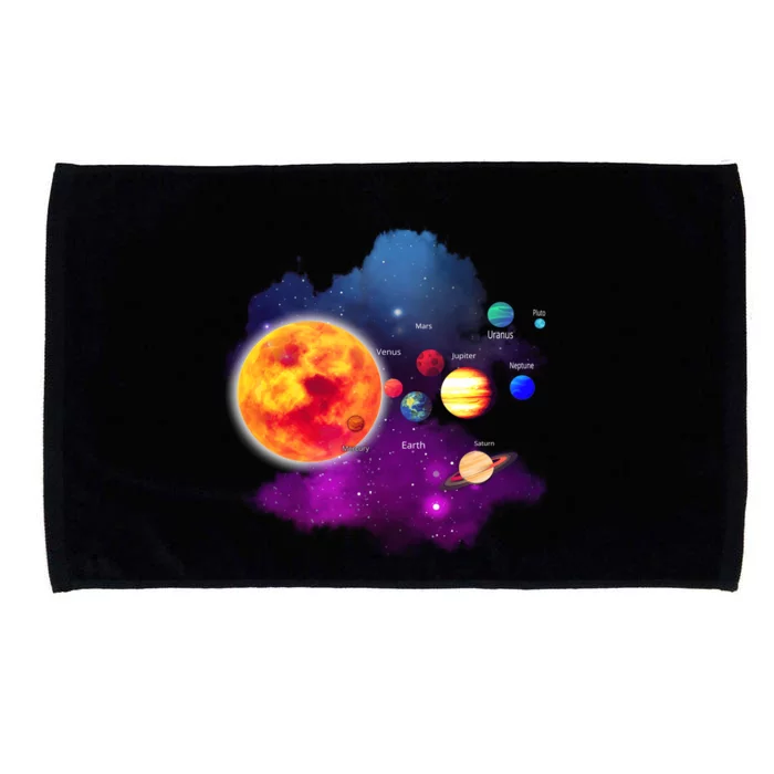 Solar System Planets For Astronomy And Space Geeks Microfiber Hand Towel