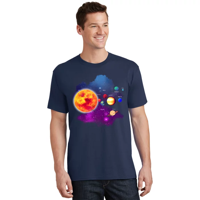 Solar System Planets For Astronomy And Space Geeks T-Shirt