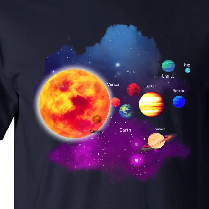 Solar System Planets For Astronomy And Space Geeks Tall T-Shirt