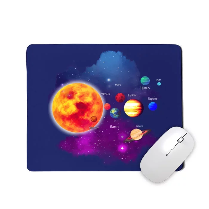 Solar System Planets For Astronomy And Space Geeks Mousepad