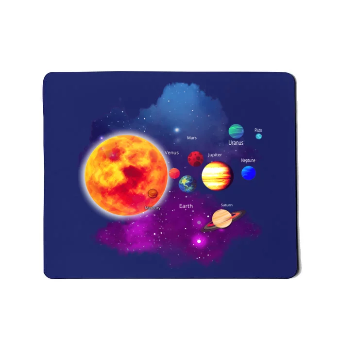 Solar System Planets For Astronomy And Space Geeks Mousepad