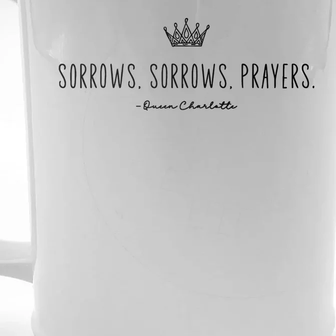 Sorrows Sorrows Prayers Lover Front & Back Beer Stein