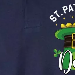 Saint St Patrick's Day Rainbow Elf Leprechaun Pot Of Gold Softstyle Adult Sport Polo