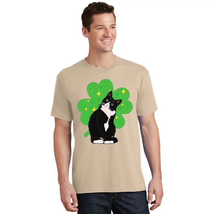 St. Saint Patrick's Day Tuxedo Cat WoCostume T-Shirt