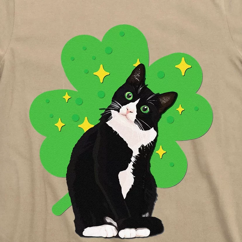 St. Saint Patrick's Day Tuxedo Cat WoCostume T-Shirt