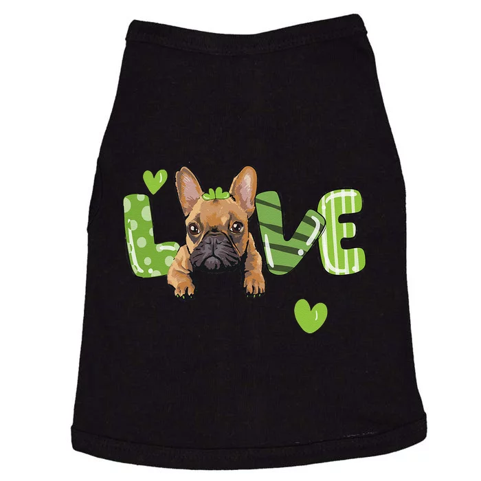 Saint St. Patrick's Day Gift French Bulldog Frenchie Lovers Doggie Tank