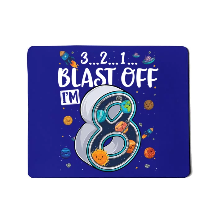 Solar System Planets Eight 8 Years Old 8th Birthday Gift Mousepad