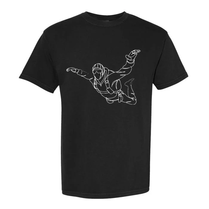 Skydiver Skydiving Parachutist Parachuting Garment-Dyed Heavyweight T-Shirt