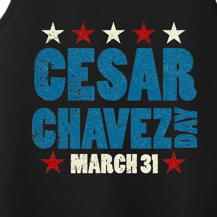 Si Se Puede I Cesar Chavez Day funny quote Performance Tank