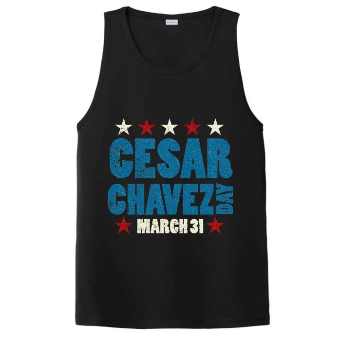 Si Se Puede I Cesar Chavez Day funny quote Performance Tank