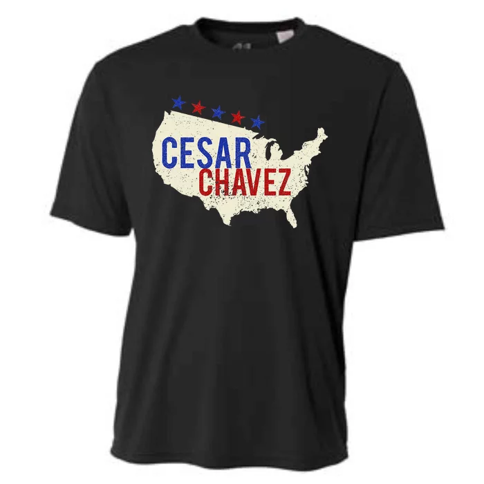 Si Se Puede Quote I Cesar Chavez Day Cooling Performance Crew T-Shirt