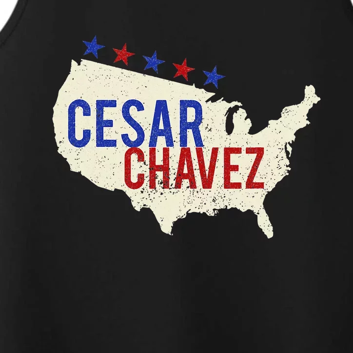 Si Se Puede Quote I Cesar Chavez Day Performance Tank