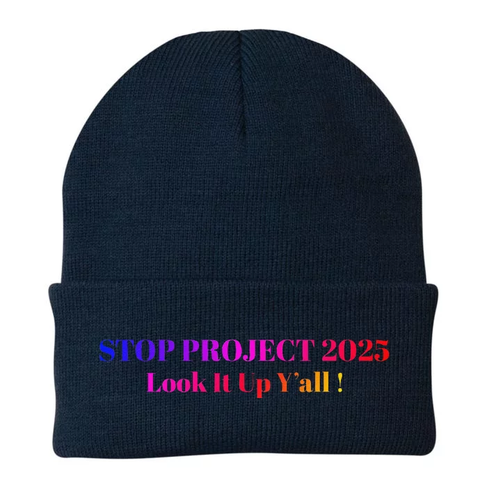 Stop Stop Project 2025 Look It Up Y’All Knit Cap Winter Beanie