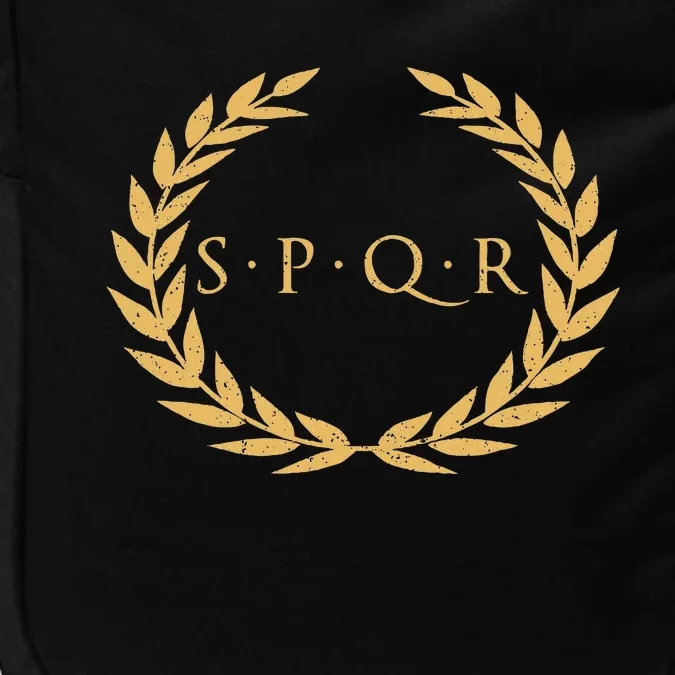 Spqr Senatus Populus Que Romanus Roman Republic Rome Impact Tech Backpack