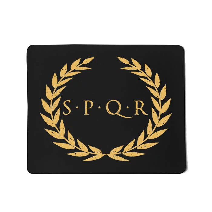 Spqr Senatus Populus Que Romanus Roman Republic Rome Mousepad