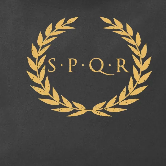 Spqr Senatus Populus Que Romanus Roman Republic Rome Zip Tote Bag