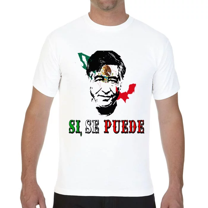 Si Se Puede Cesar Chavez Day Mexican Labor Pride TX Comfort Colors T-Shirt