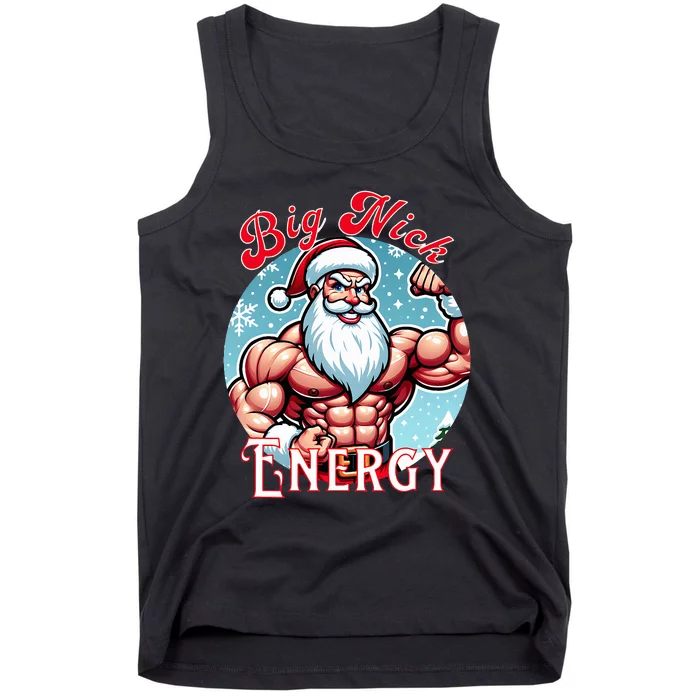 Santa's Swole Patrol Big Nick Energy' Fun Christmas Tank Top