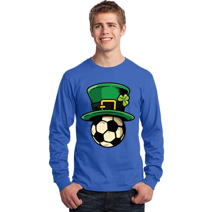 Soccer Saint Patricks Day Sports Cute Gift Tall Long Sleeve T-Shirt