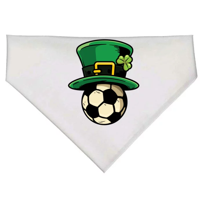 Soccer Saint Patricks Day Sports Cute Gift USA-Made Doggie Bandana