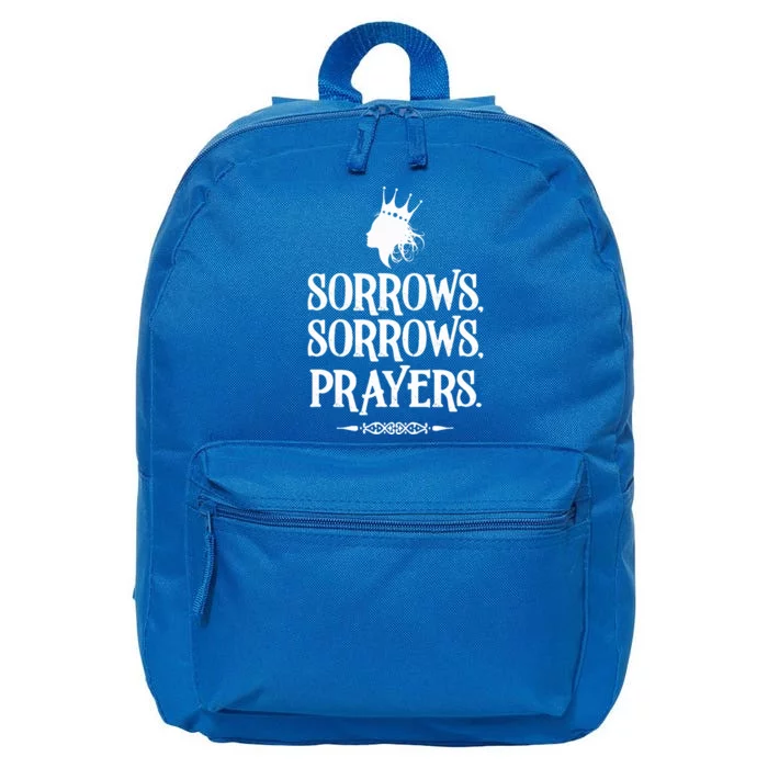 Sorrows Sorrows Prayers 16 in Basic Backpack