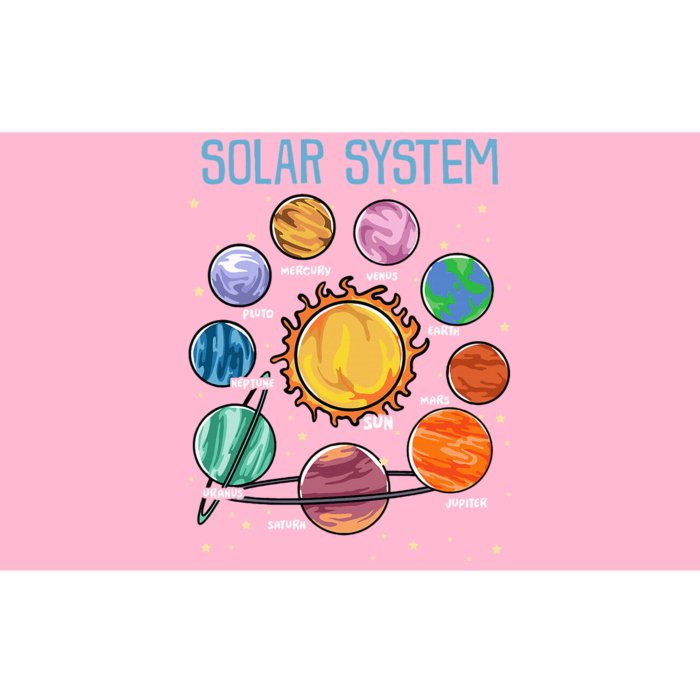 Solar System Planets Science Space Astronomy Bumper Sticker