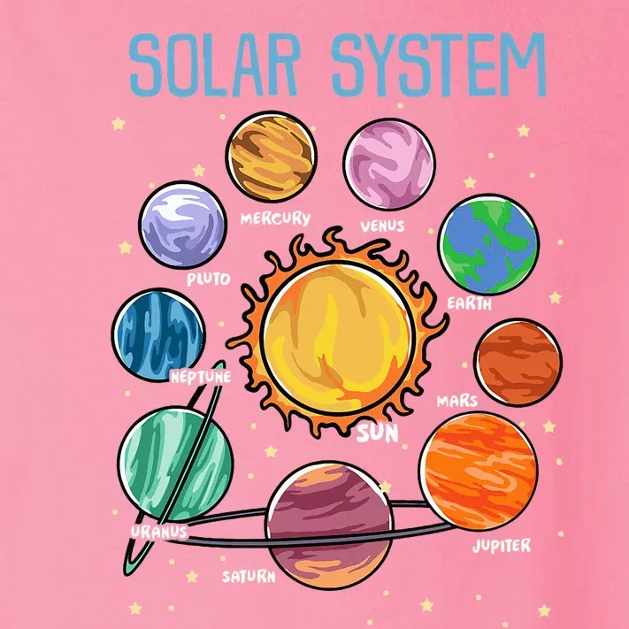 Solar System Planets Science Space Astronomy Toddler Long Sleeve Shirt