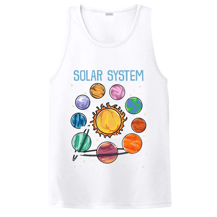 Solar System Planets Science Space Astronomy Performance Tank