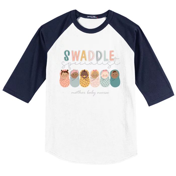 Swaddle Specialist Postpartum Nurse Mother Nurse Nicu Gift Baseball Sleeve Shirt