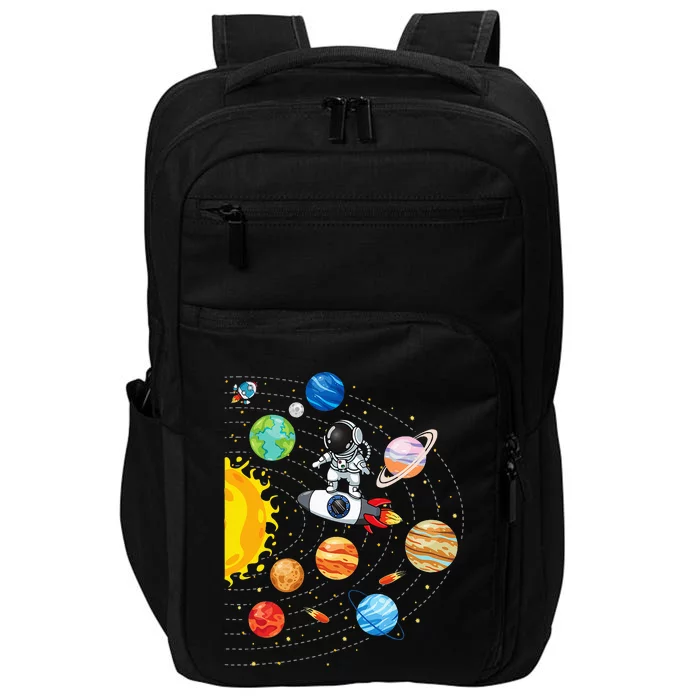 Solar System Planets Science Space Astronaut Universe Galaxy Impact Tech Backpack