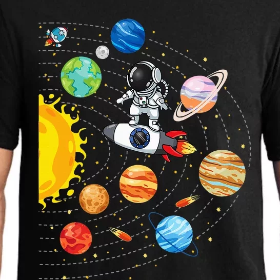 Solar System Planets Science Space Astronaut Universe Galaxy Pajama Set