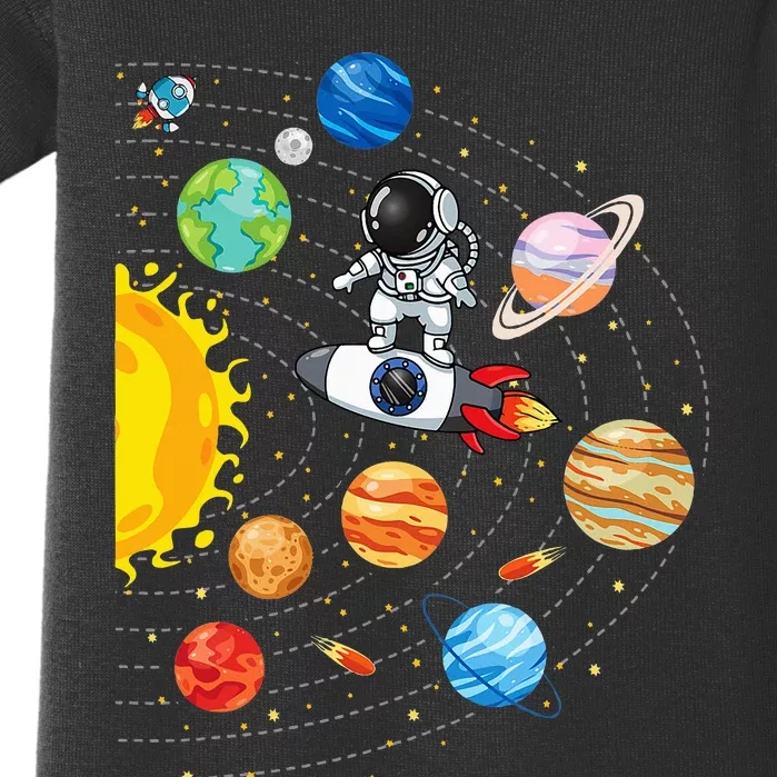 Solar System Planets Science Space Astronaut Universe Galaxy Baby Bodysuit