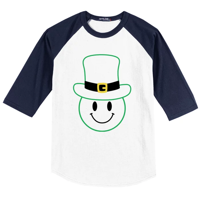 Smile St Patricks Day Funny St Patricks Day Baseball Sleeve Shirt