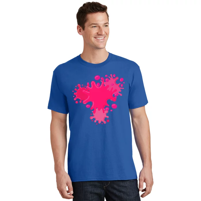 Slime Splash Pink Cool Diy Lover Gift T-Shirt