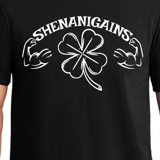 Shenanigains St Patricks Day Fitness Tee For Gym Rats Gift Pajama Set