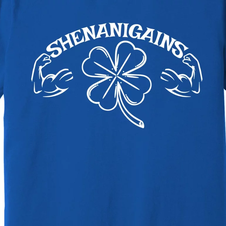 Shenanigains St Patricks Day Fitness Tee For Gym Rats Gift Premium T-Shirt