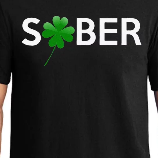 Sober Saint Patrick's Day Alcoholics AA NA Anonymous 12 Step Pajama Set