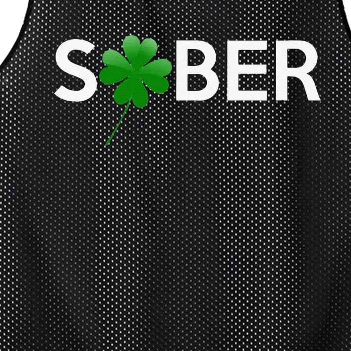 Sober Saint Patrick's Day Alcoholics AA NA Anonymous 12 Step Mesh Reversible Basketball Jersey Tank