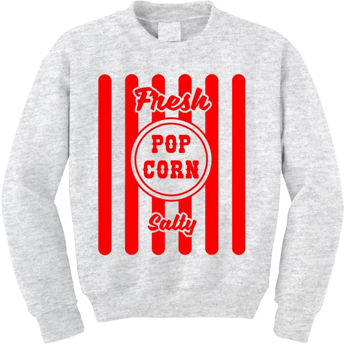 Salty Salt Popcorn Kids Sweatshirt