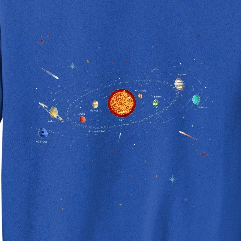 Solar System Planets Orbit Educational Astrology Sweatshirt